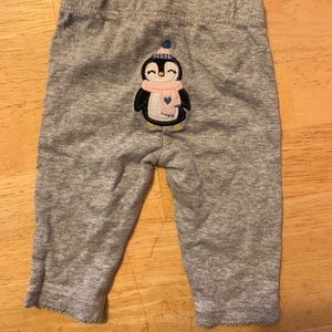 Newborn penguin pants
